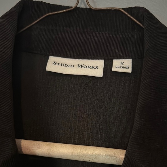 Studio Works Brown and Black Blazers Professional Tailored Fit - Picture 5 of 9